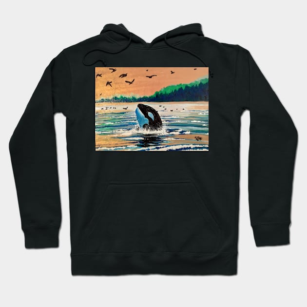 Suppertime at Sea Hoodie by Signe23